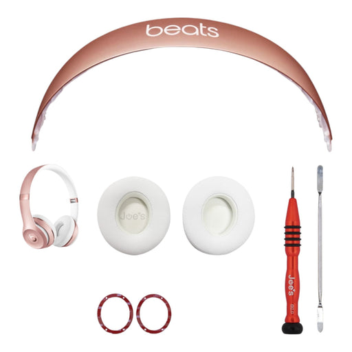 Beats By Dre Solo 3 Wireless Headband Band Arch + Ear Pads Replacement Repair Kit - Parts