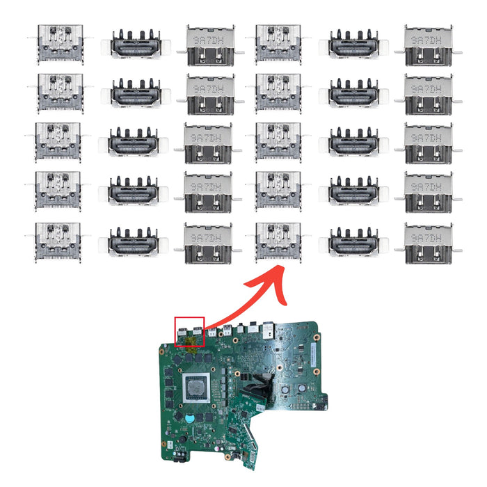 Microsoft Xbox One X HDMI Input Port Socket Connector Replacement - Parts