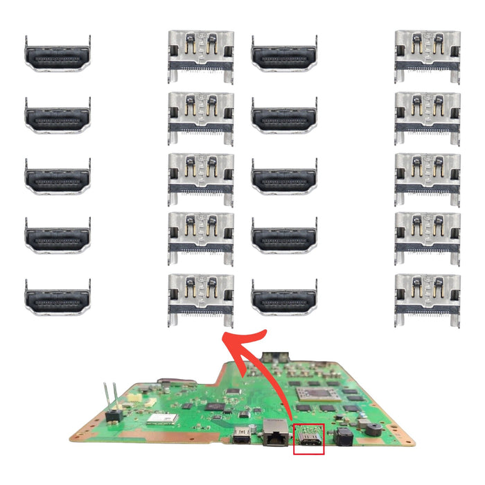 Sony PlayStation 4 PS4 Regular HDMI Input Port Socket Connector Replacement - Parts