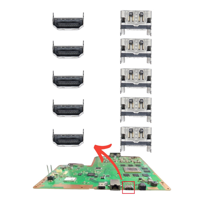 Sony PlayStation 4 PS4 Regular HDMI Input Port Socket Connector Replacement - Parts