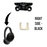 Sony Headphones WH-1000XM4 XM4 Hinge Swivel Replacement + U Metal Lock - Parts