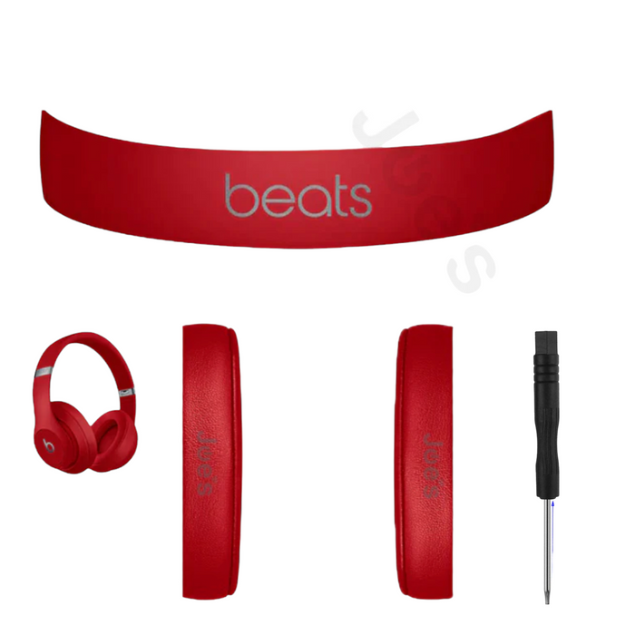 Beats by Dre Studio 3 Wireless Headband Ear Pad Cushion Repair Kit Parts Shadow Gray