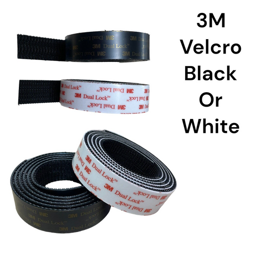 3M Dual Lock Velcro Reclosable Fastener Heavy Duty SJ3550 SJ3550CF Black Red White