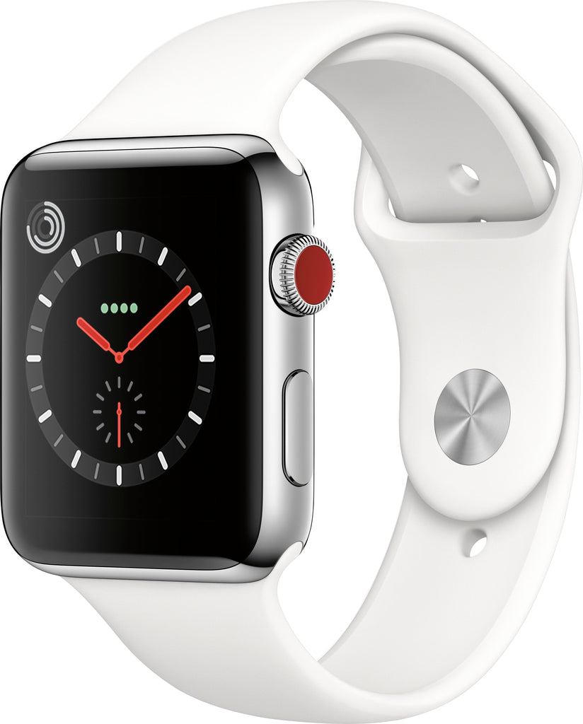 Apple Watch Series 3 (GPS + Cellular) 42mm Stainless Steel Case 